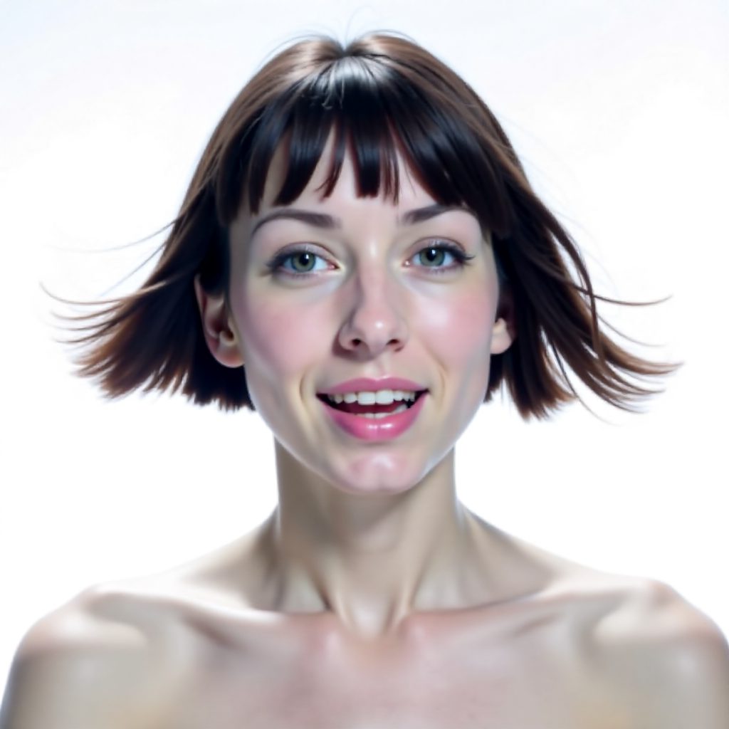 Above the Eyebrows Choppy Bangs