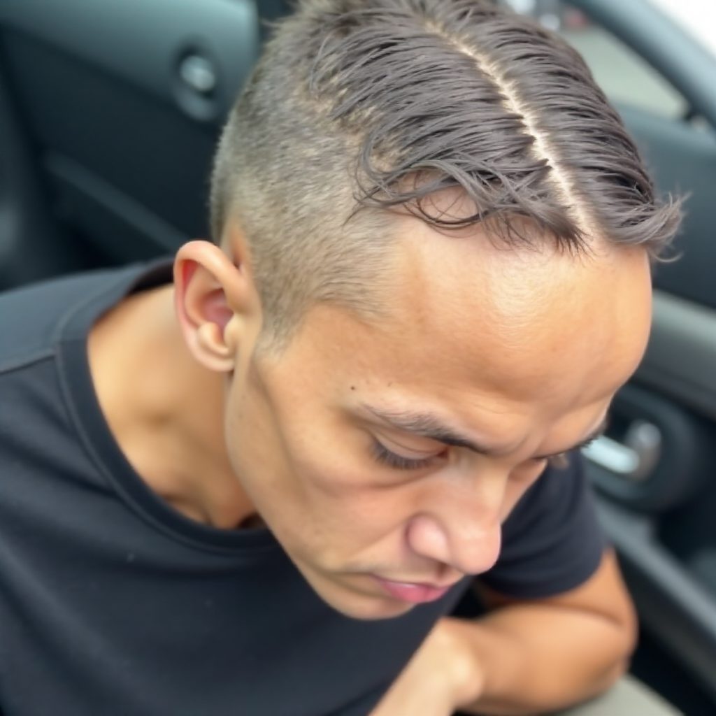 Stitch Braids and Undercut Lineup Hairstyle