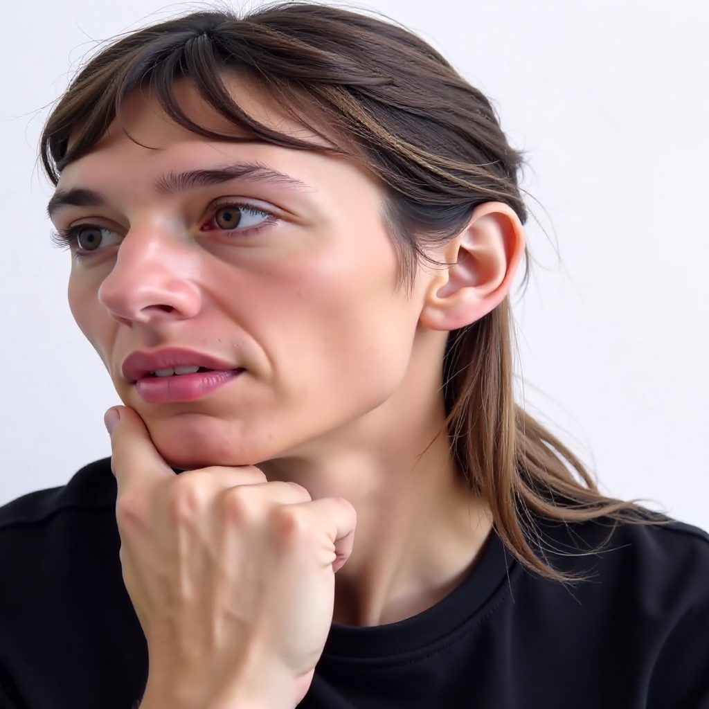 Edgy Mullet with Micro Bangs for Thin Hair