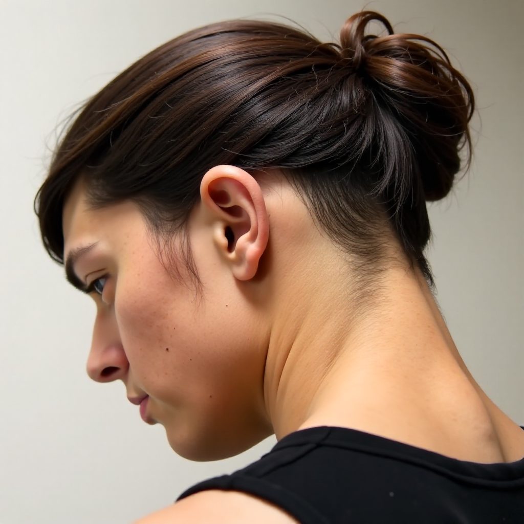 Low Burst Fade and Spiky Top Hairstyle