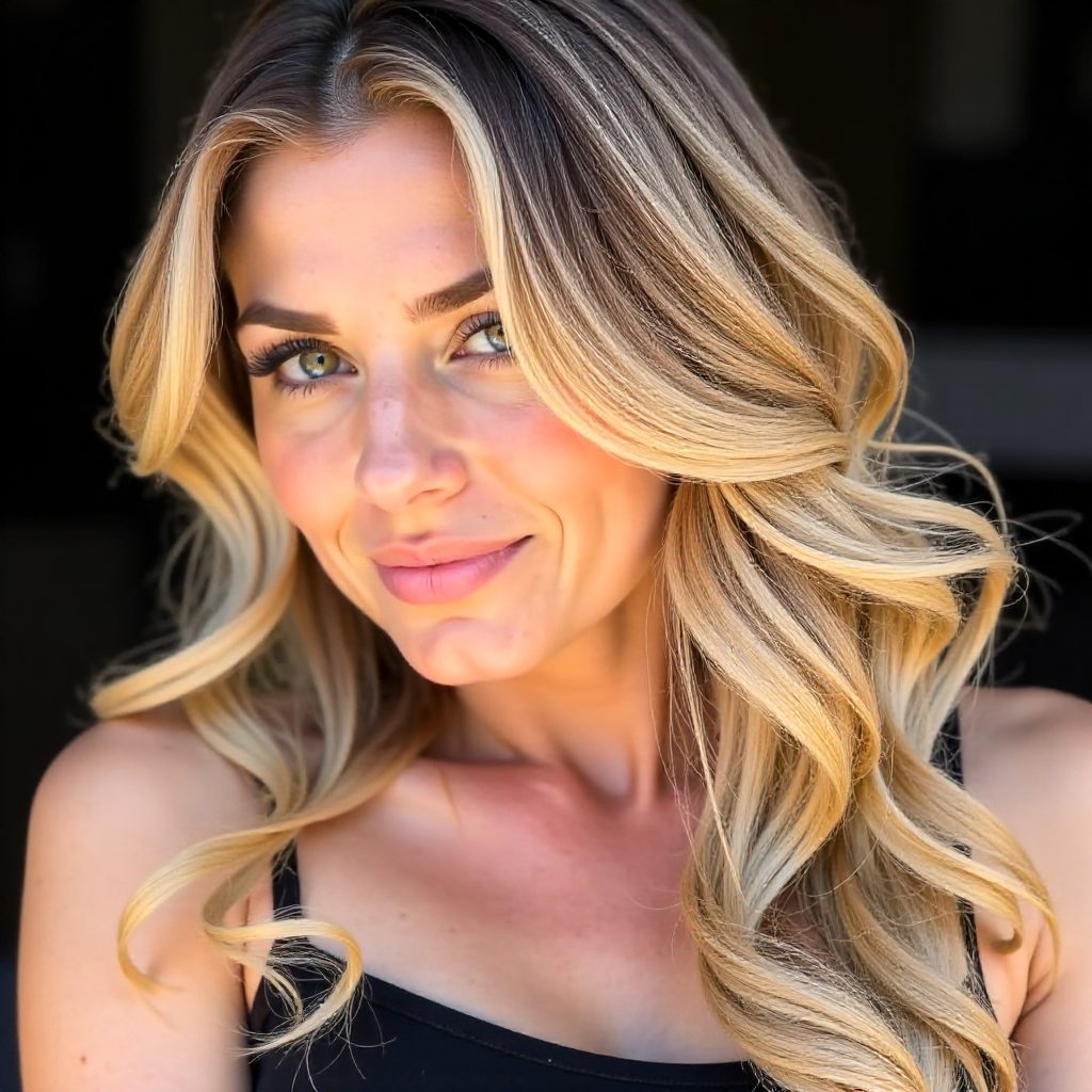 Chin Length Face Framing Layers for Thin Hair and Round Face