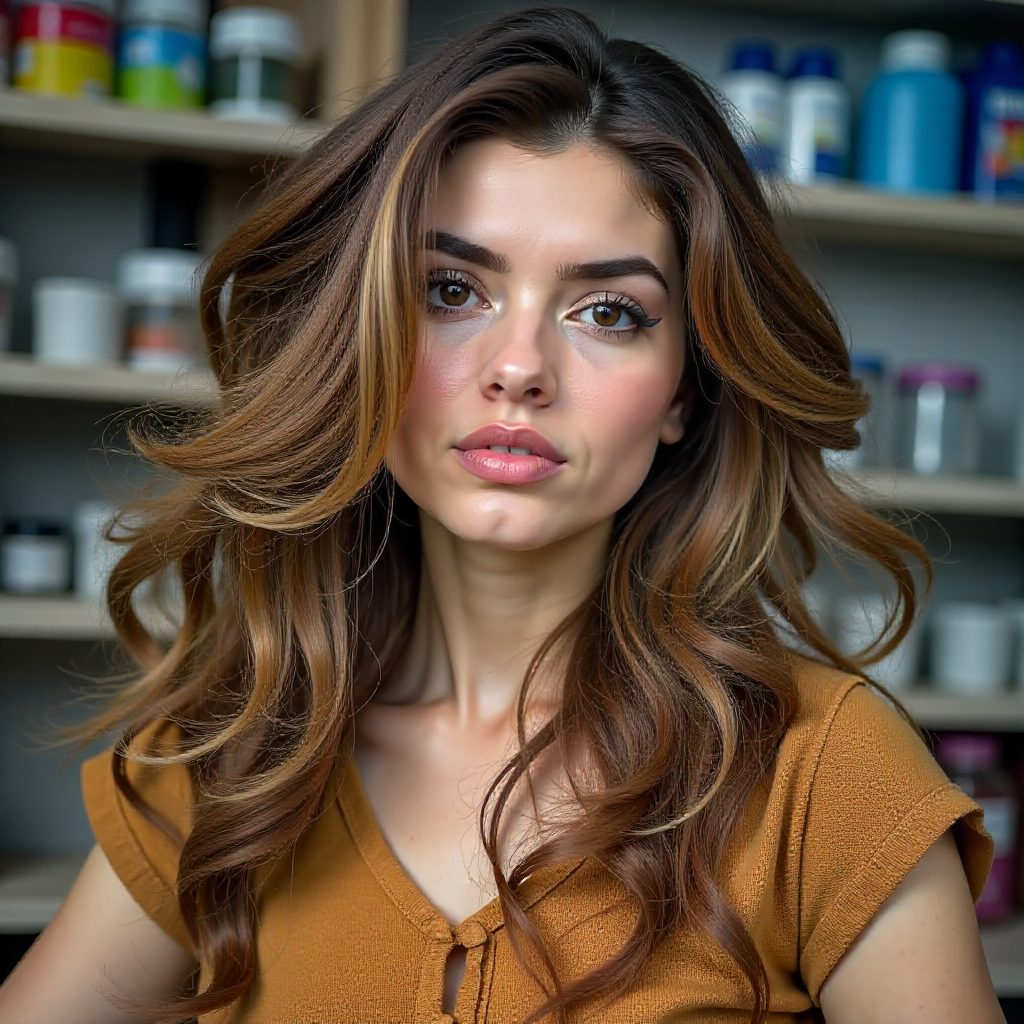 Cascading Butterfly Cut with Contouring Highlights