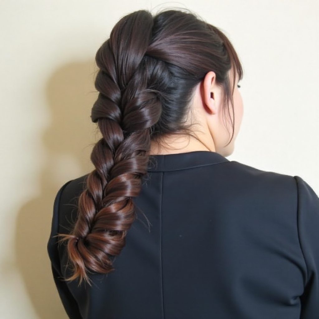 Braided Mohawk Using 3d Braid