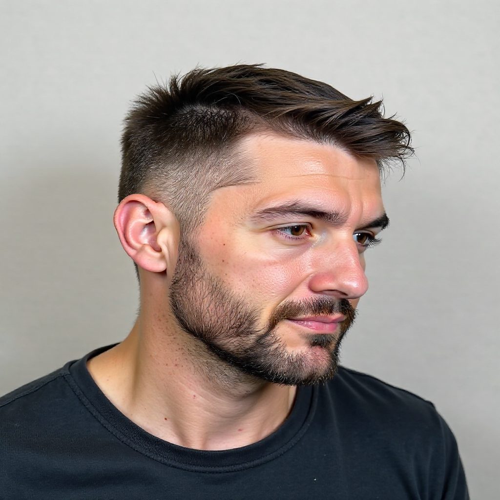 French Crop with High Fade