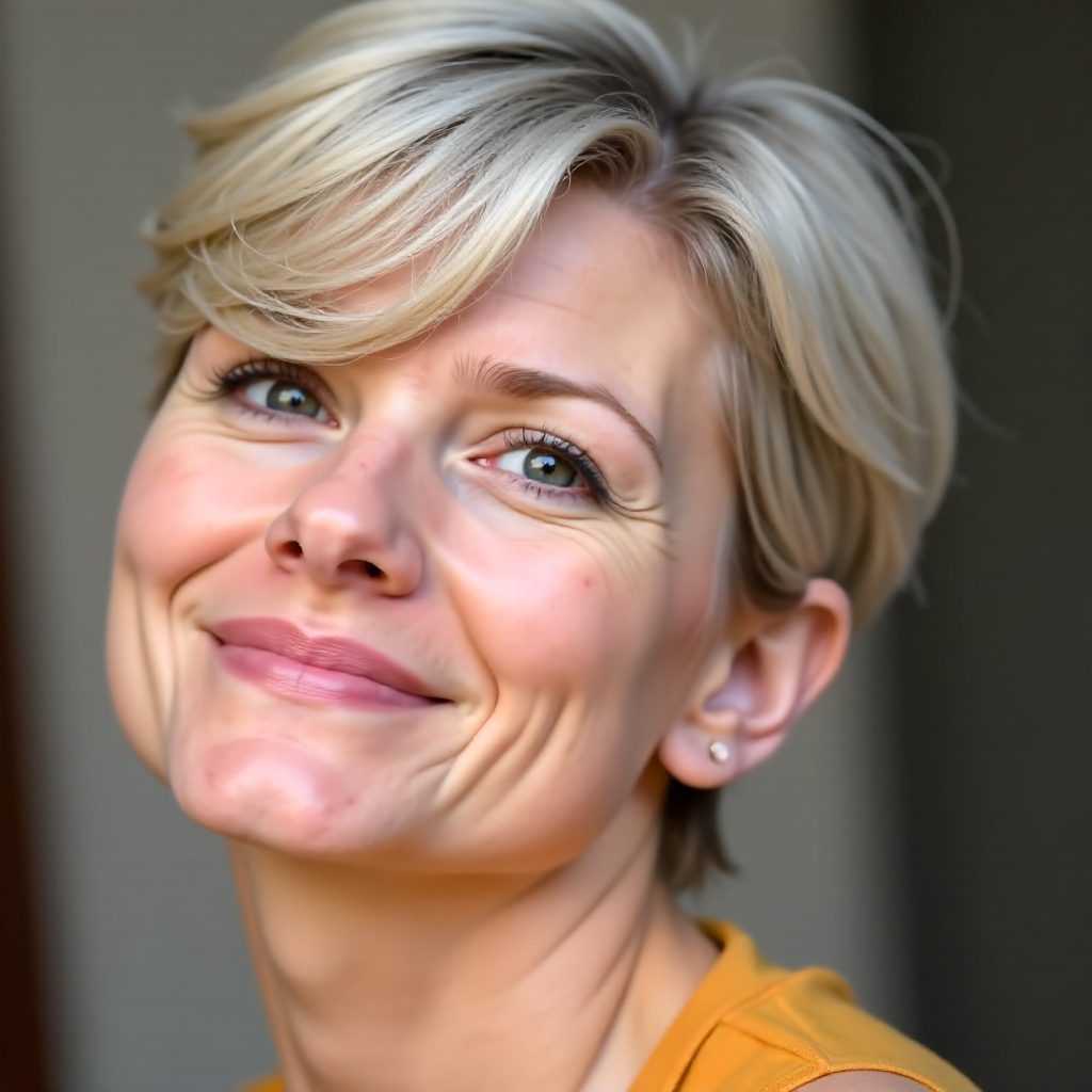 Stunning Short Cut for Overweight Women