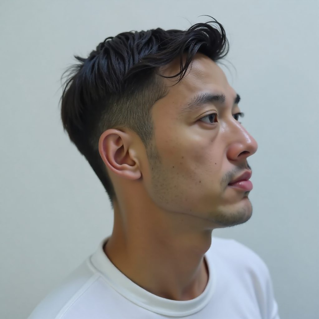 Classic Crew Cut for Oval Faces