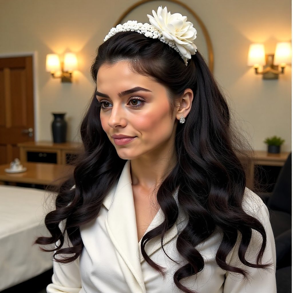 Royal Wedding Curly Hairdo