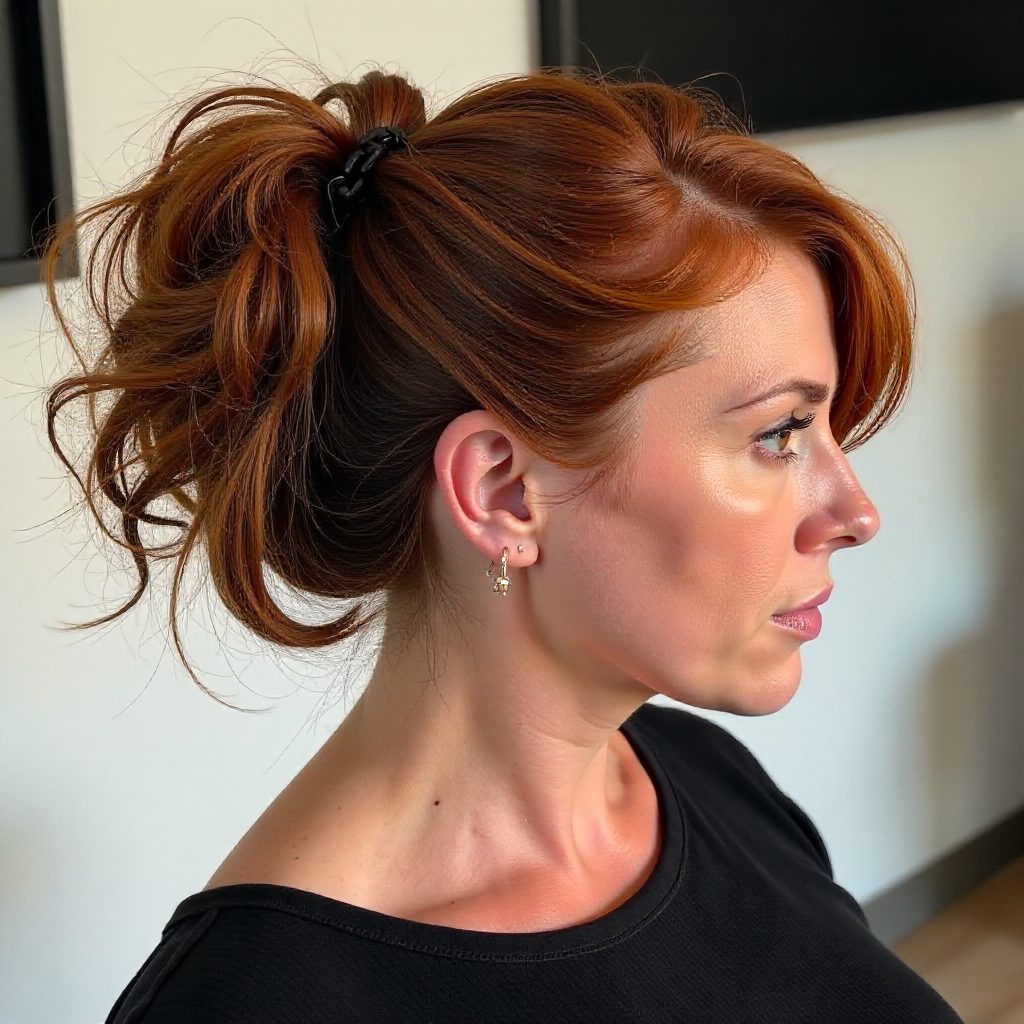 Short Curly Wedge Haircut