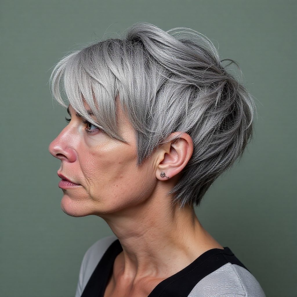 Stylish Curly Concave Haircut
