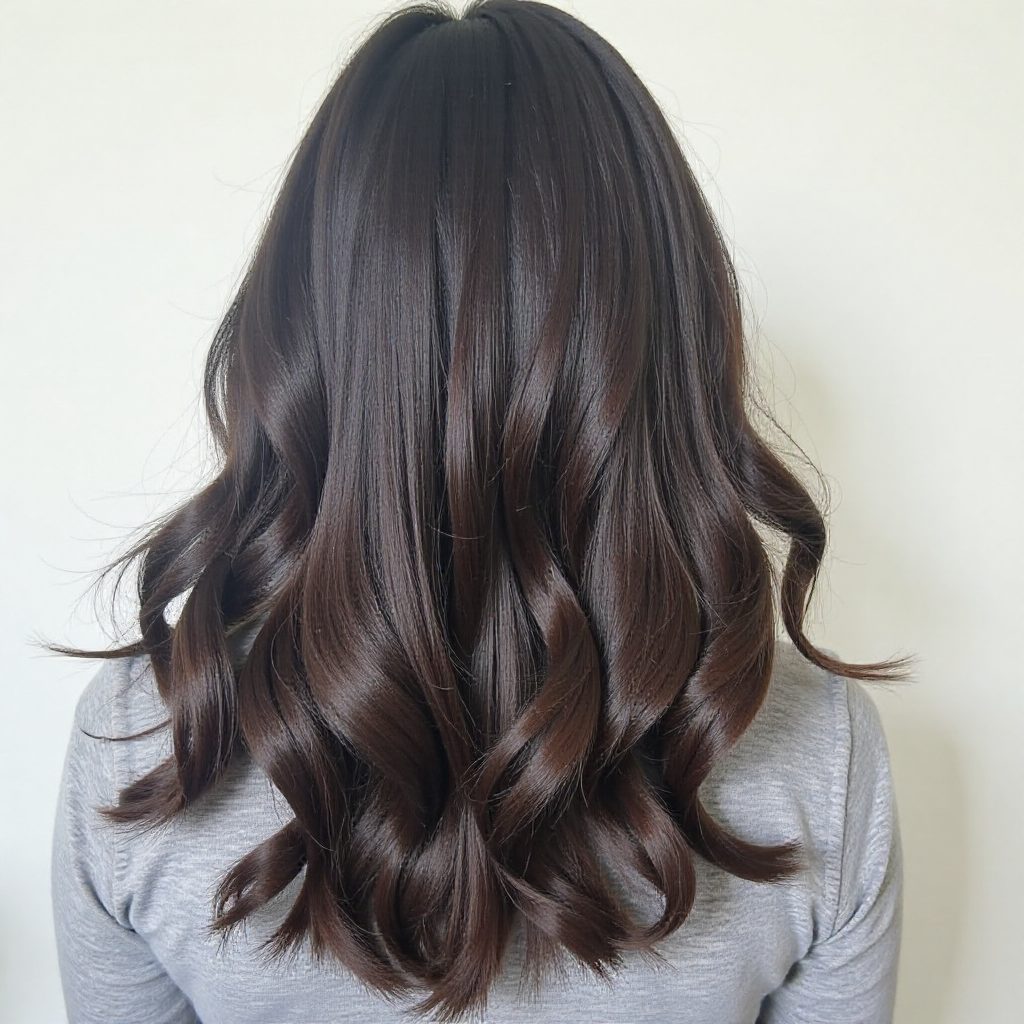 Straight Hair in Deep Tobacco Shade
