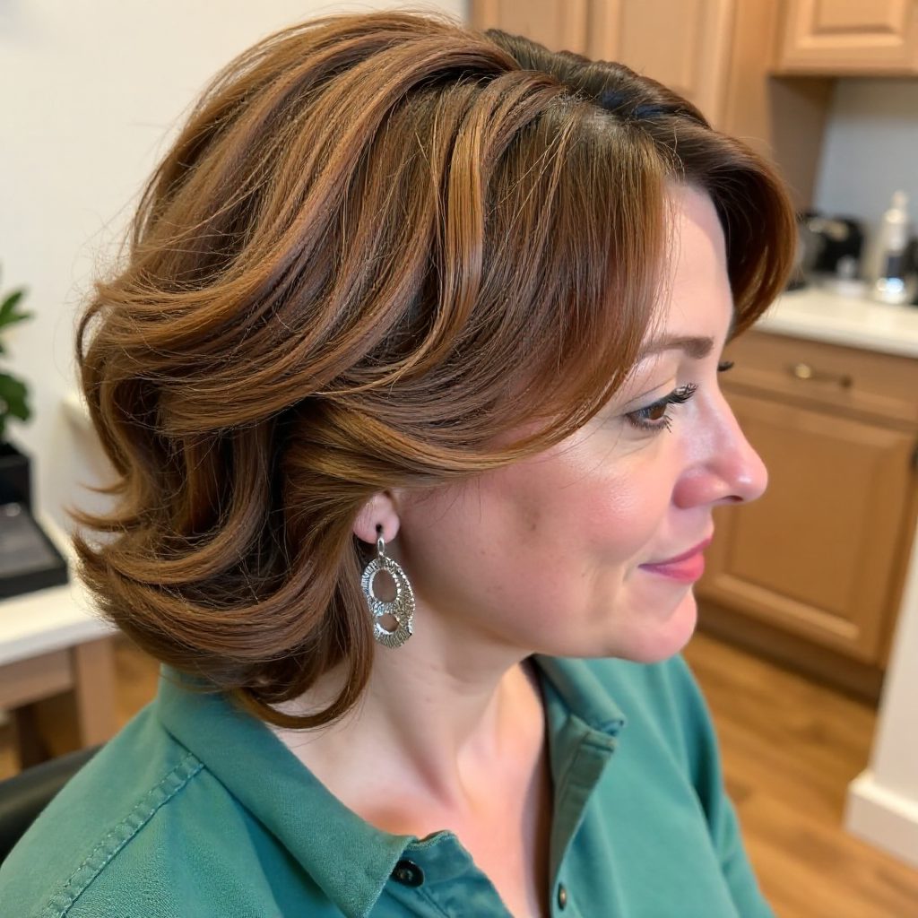 Stylish Bro Flow for Straight Thick Hair