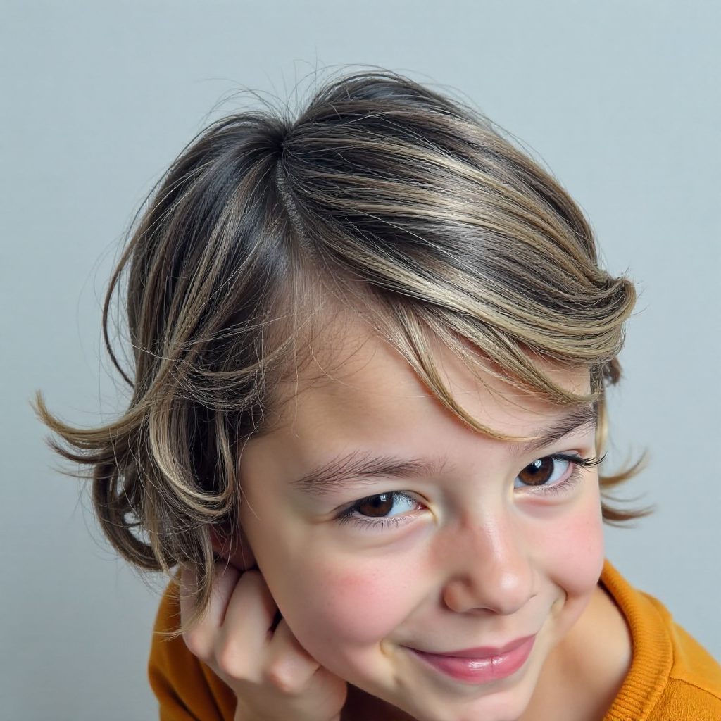Heart Shaped Cornrows Braided Low Bun