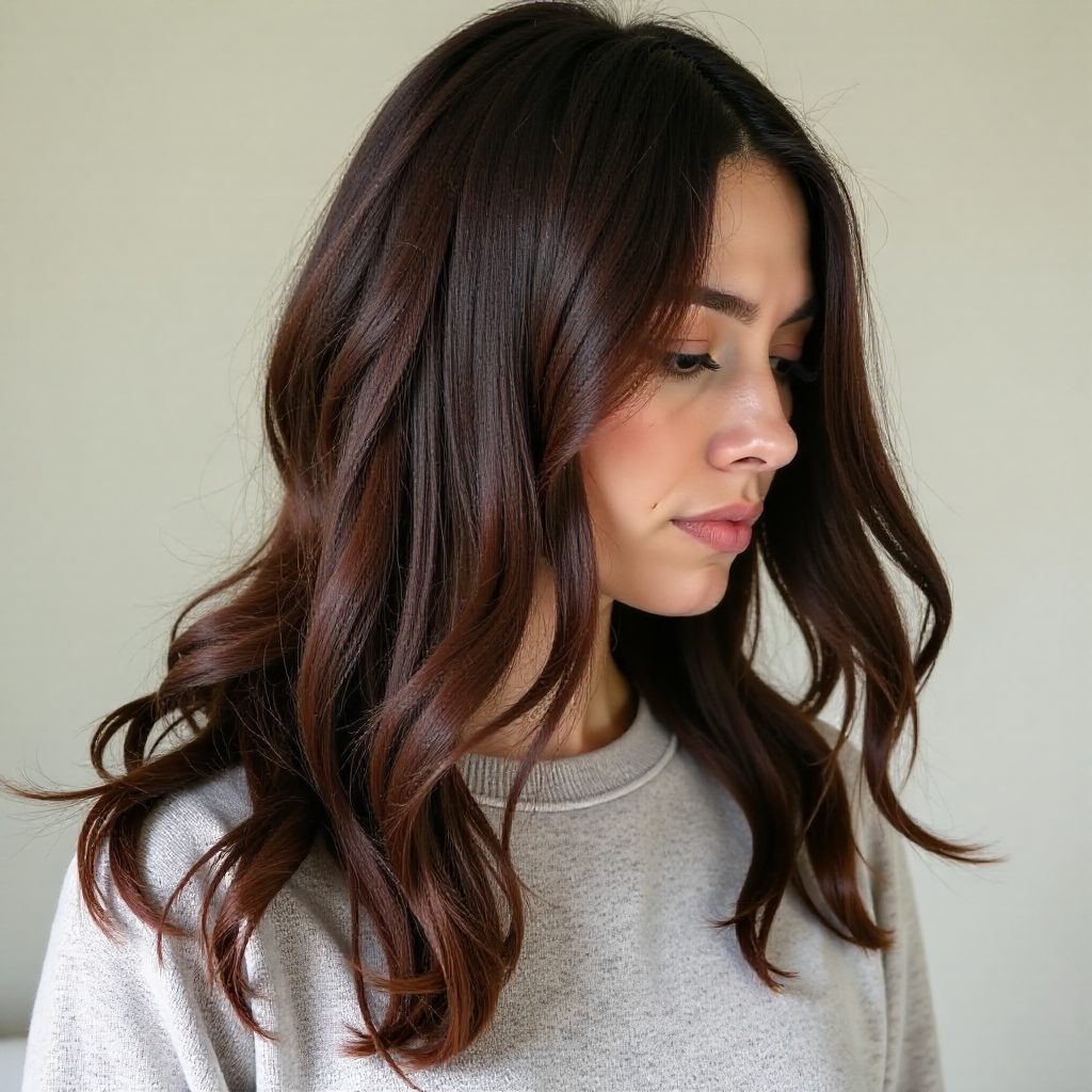 Light Brown Blended Highlights