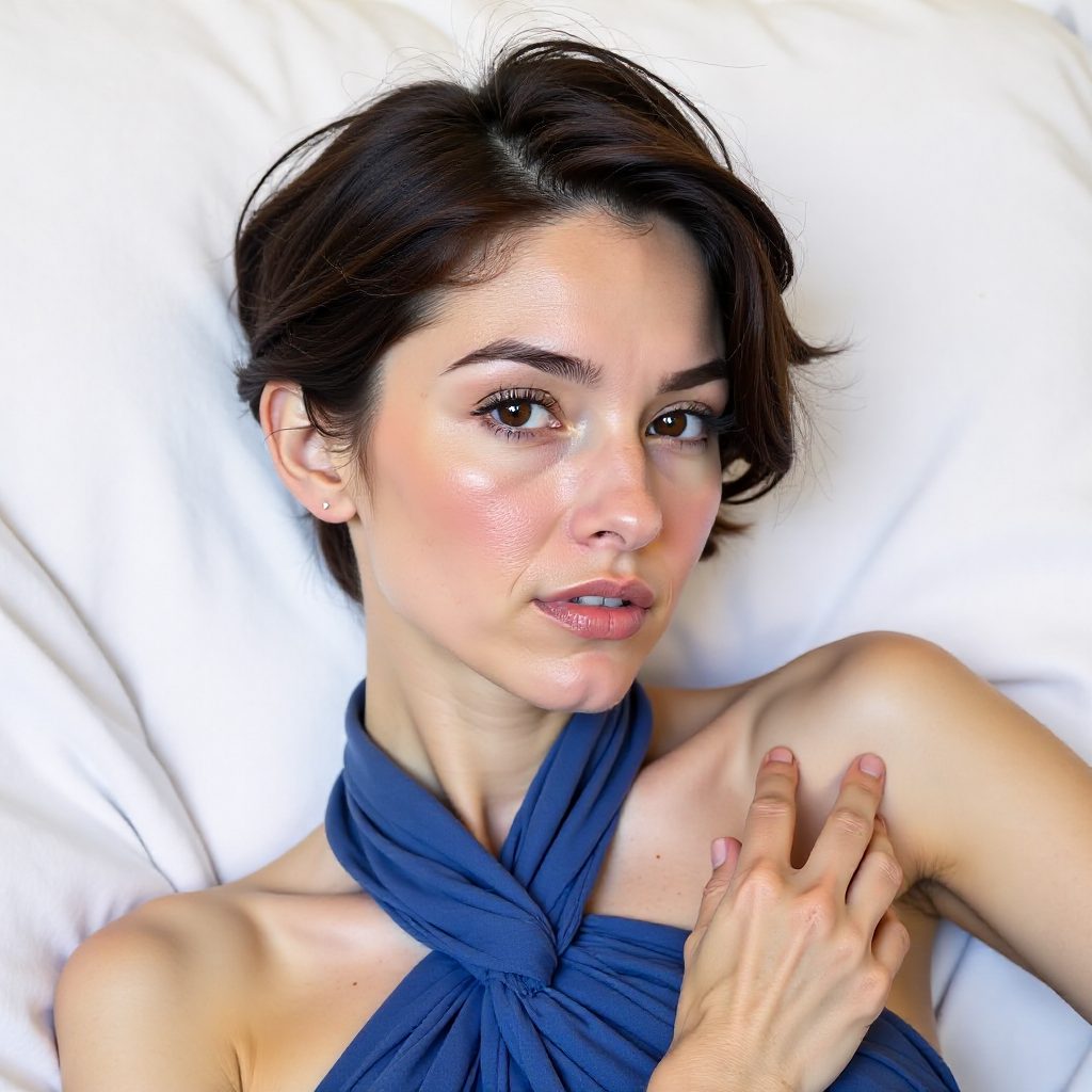 Long Layered Pixie with Side Parting