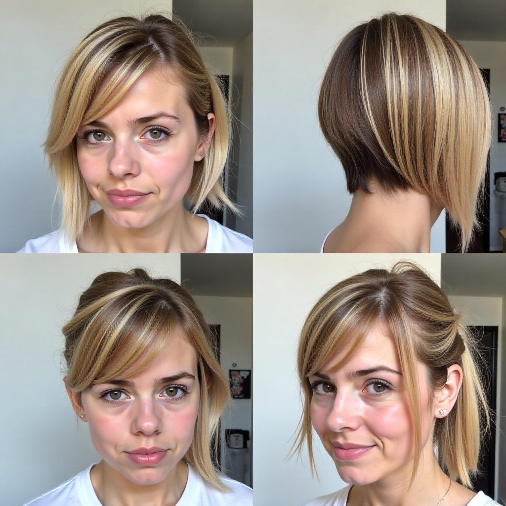 Long Undercut Pixie for Thick Hair