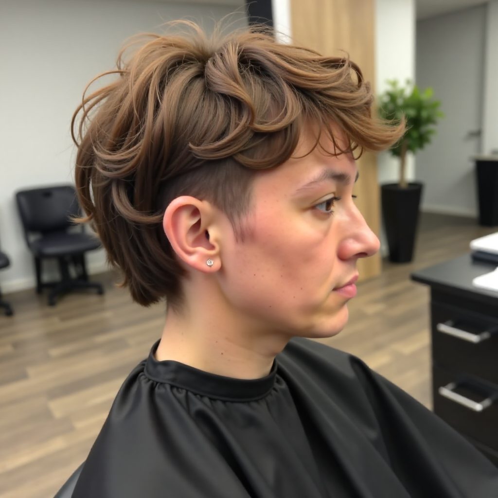 Modern Mullet with Tapered Sides