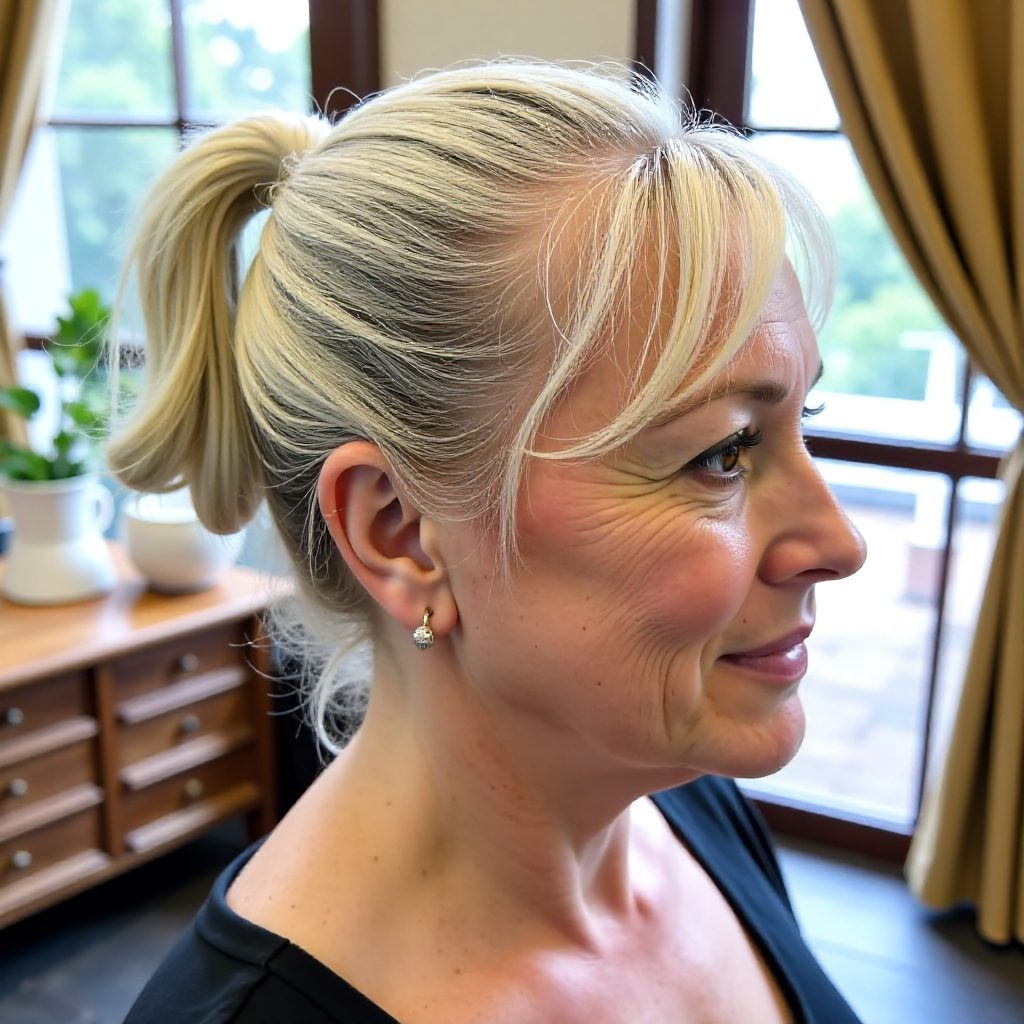 Tousled Pixie with Bangs