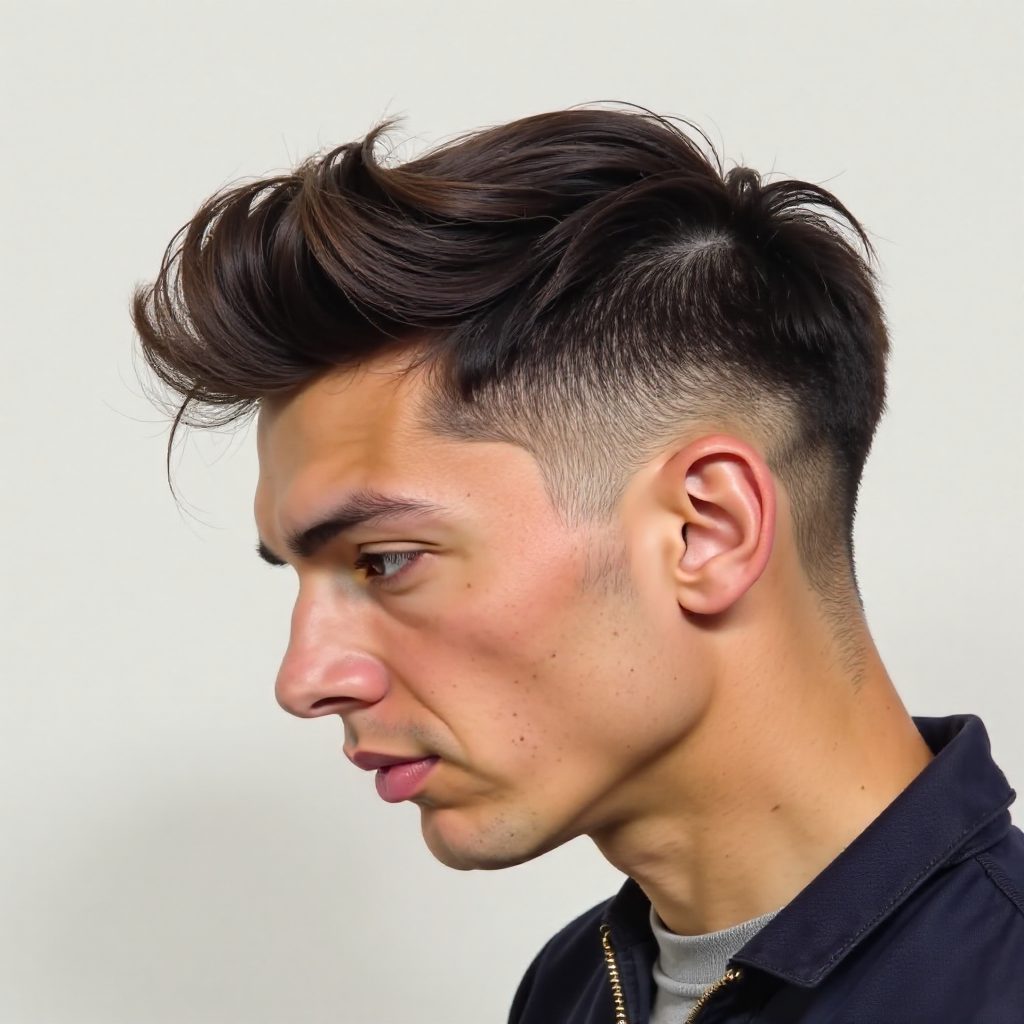 Gangster Slick Back Fade