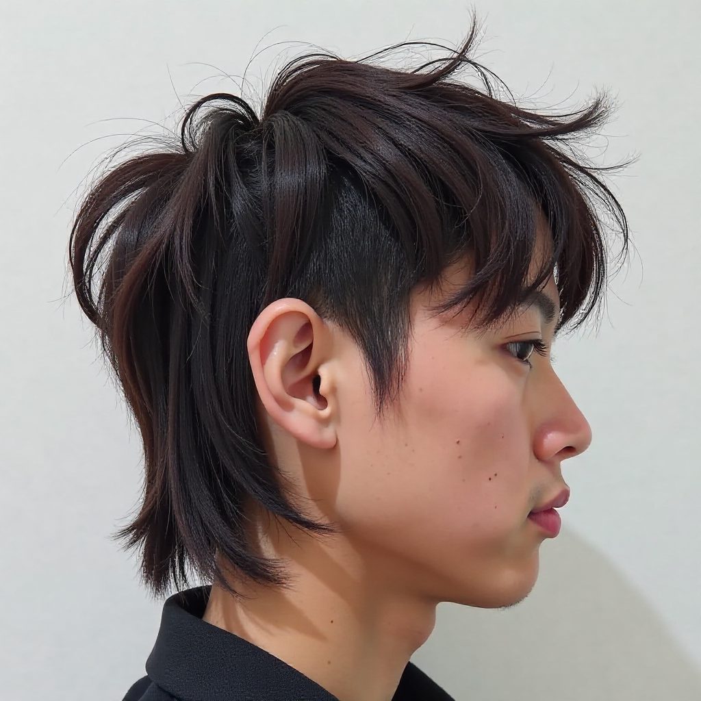 Taiwan Mullet Fade Wolf Cut