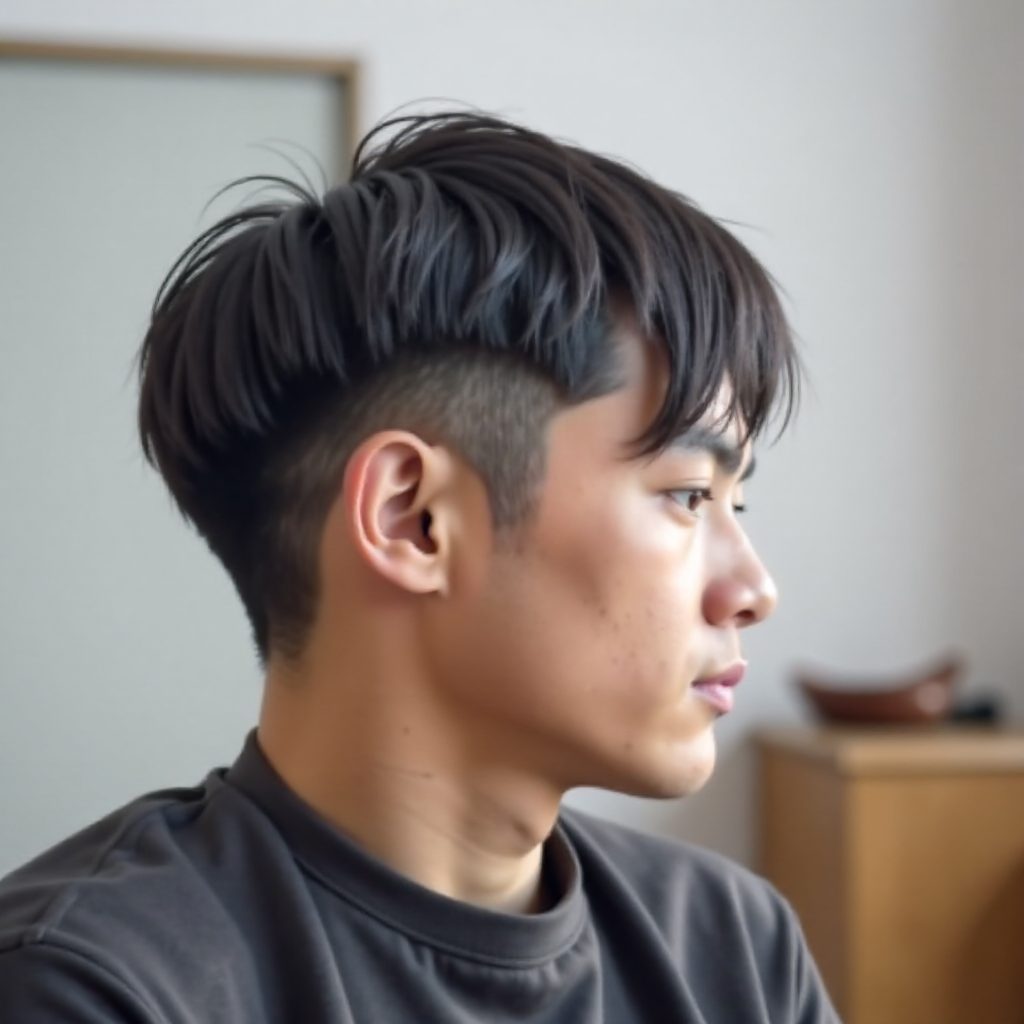 Disconnected Mullet with Faded Sides