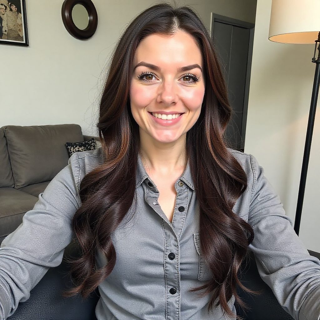 Long Thin Locs with Fringe Curls