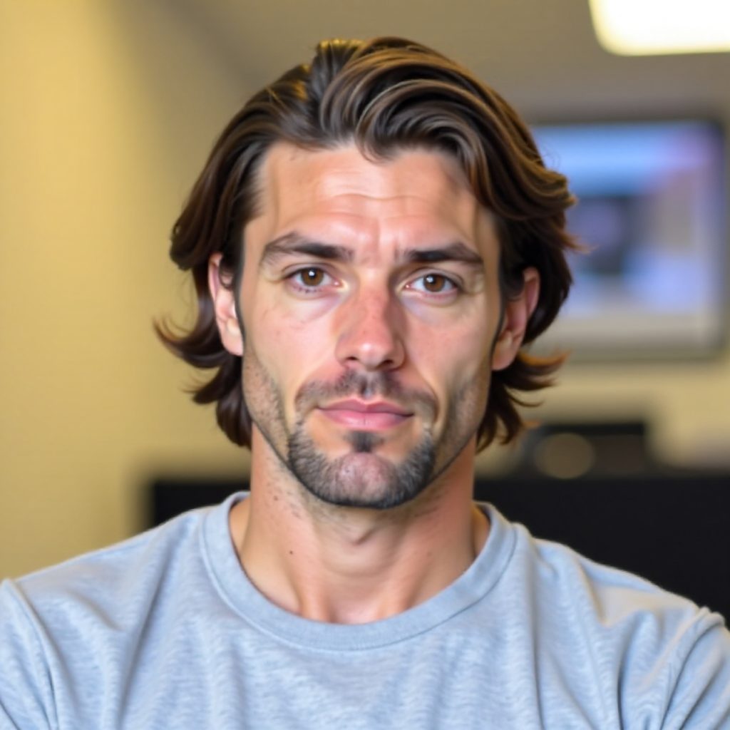 Medium Wavy Surfer Hair Men