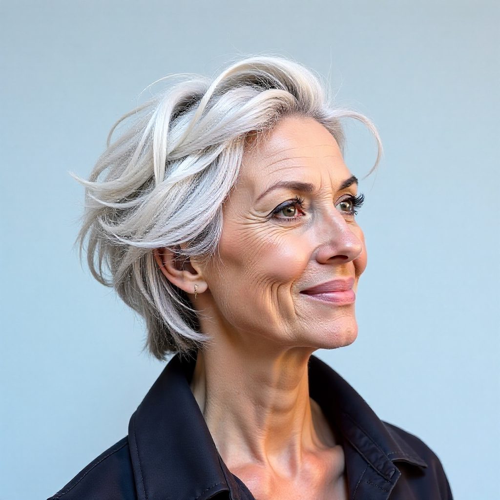 Lip-Length Bob with Eye-Grazing Bangs