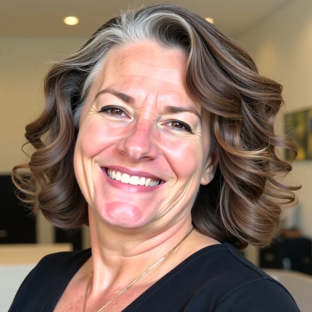 Medium Side-Swept Bob