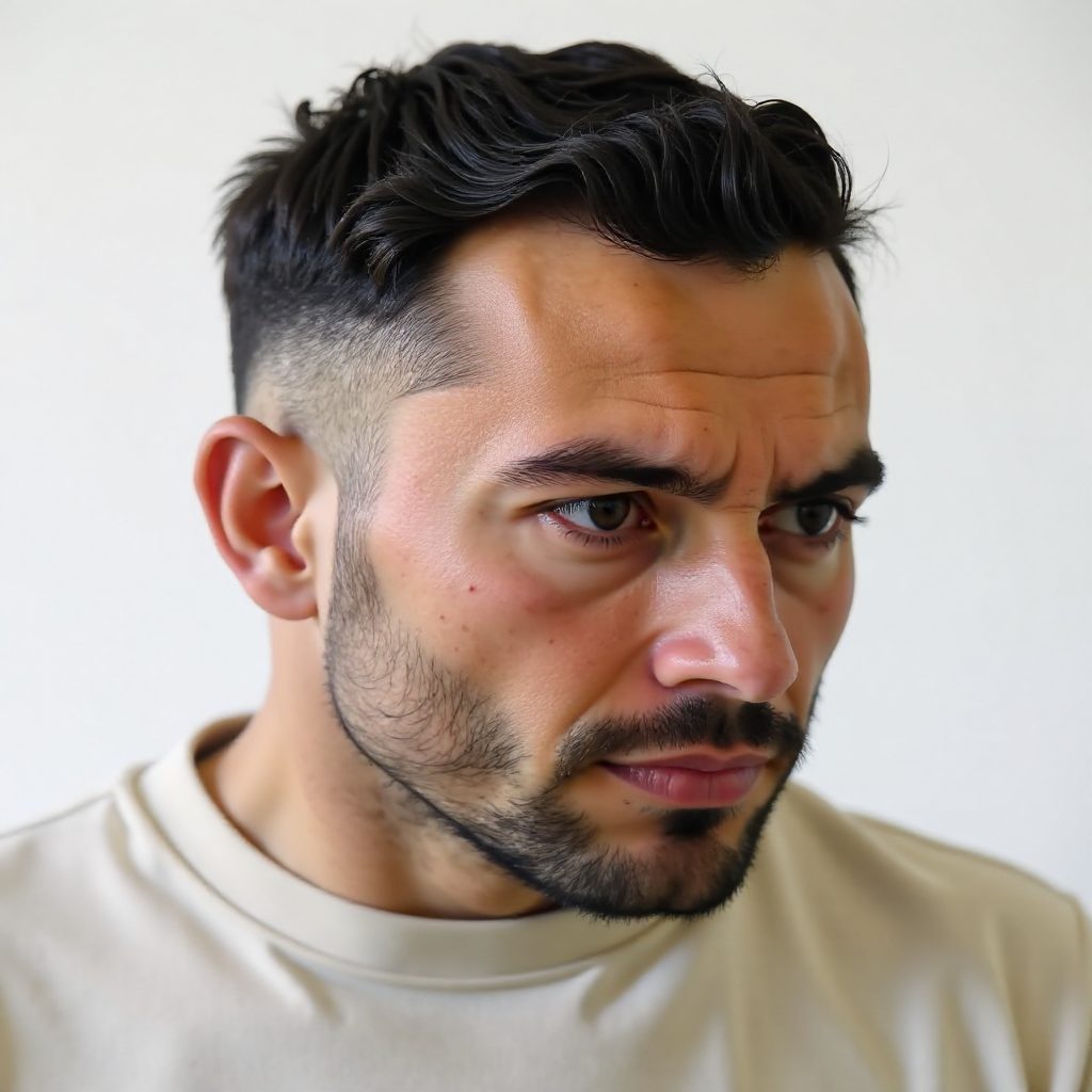 Wavy Short Curly Hair for Men