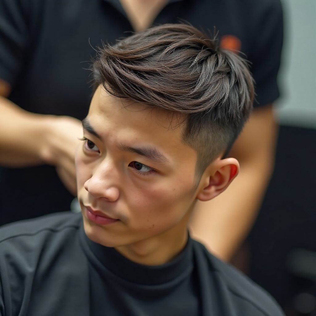 Tapered Fringe for Asian Hair