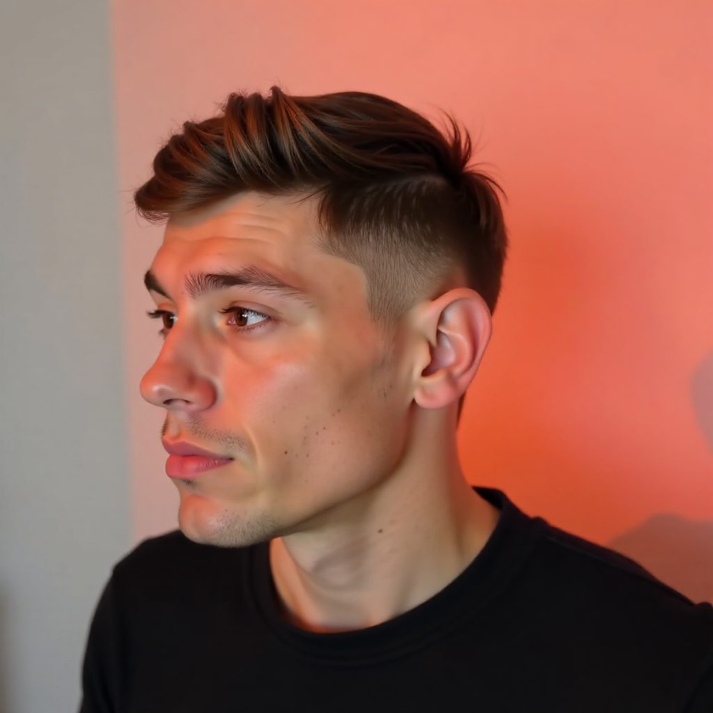 Cropped Fringe with Skin Fade