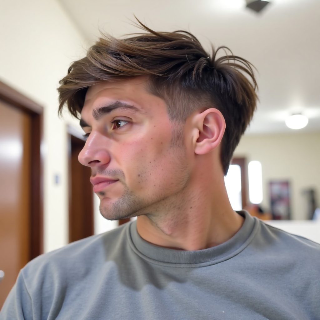 Short Curly Mohawk for Men