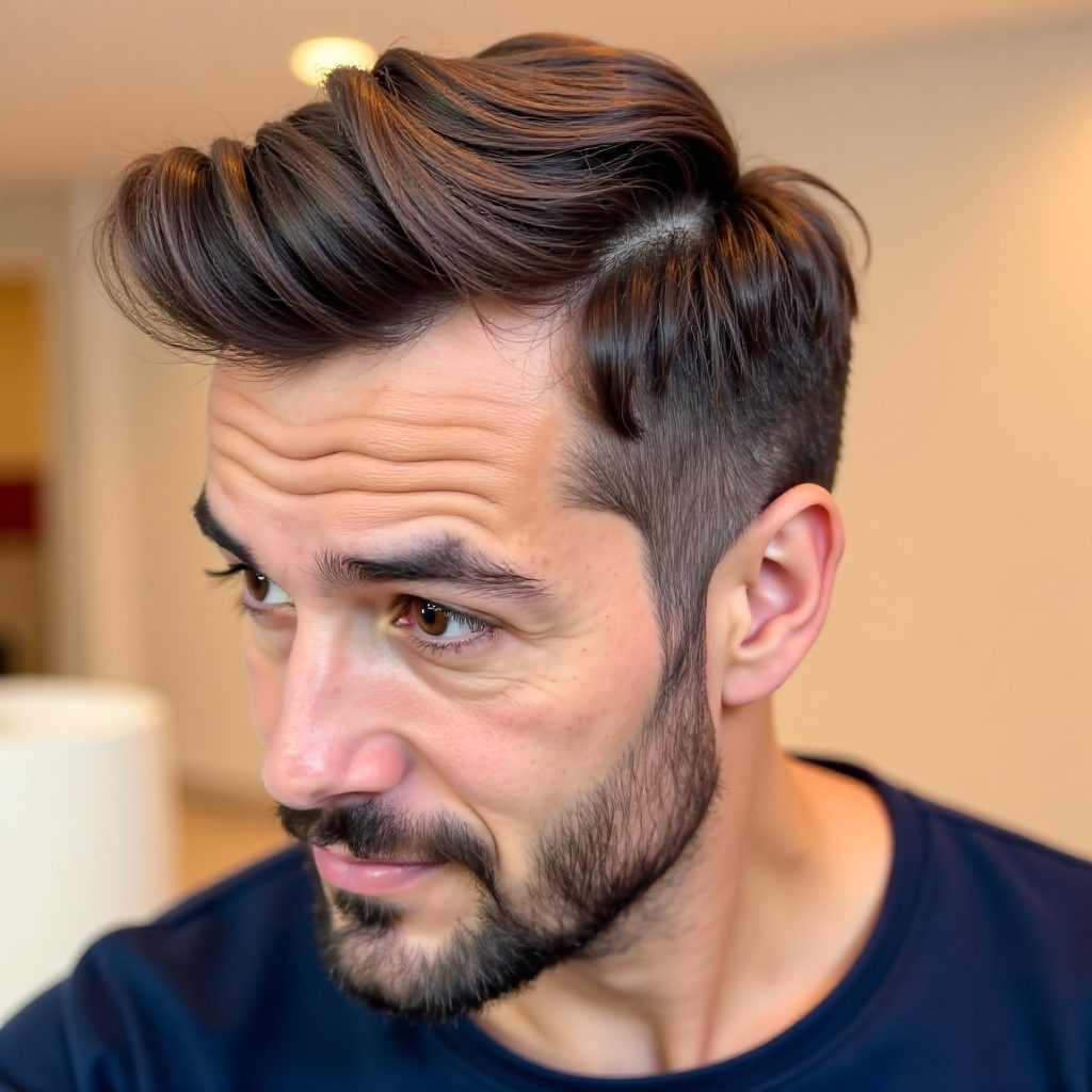 Warm Brown Highlights Men