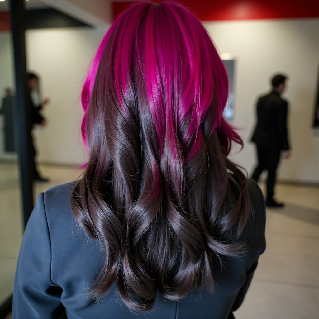 Long-Layered Alt Hairstyle