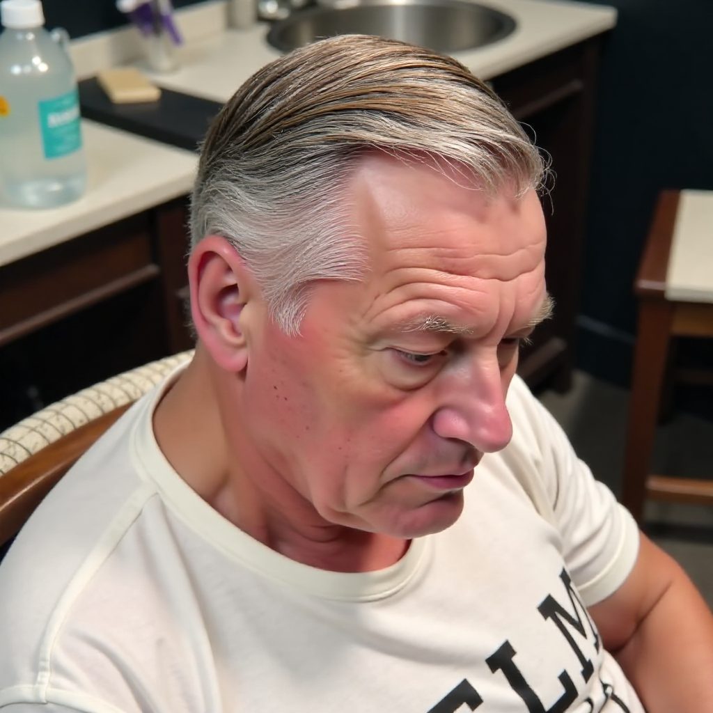 High Skin Fade Haircut for Men Over 50
