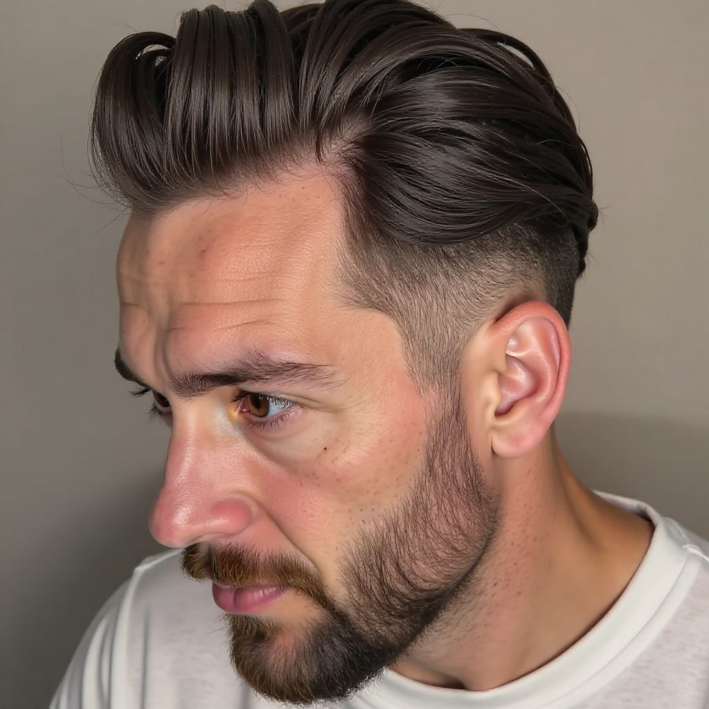 Pompadour Mens Hairstyle for Years Old