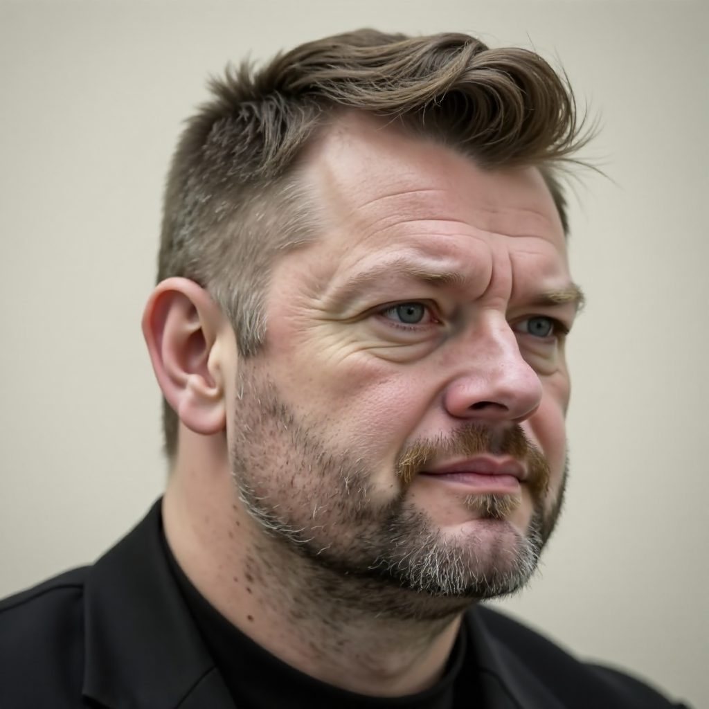 Flat Top Haircut for Men Over 50