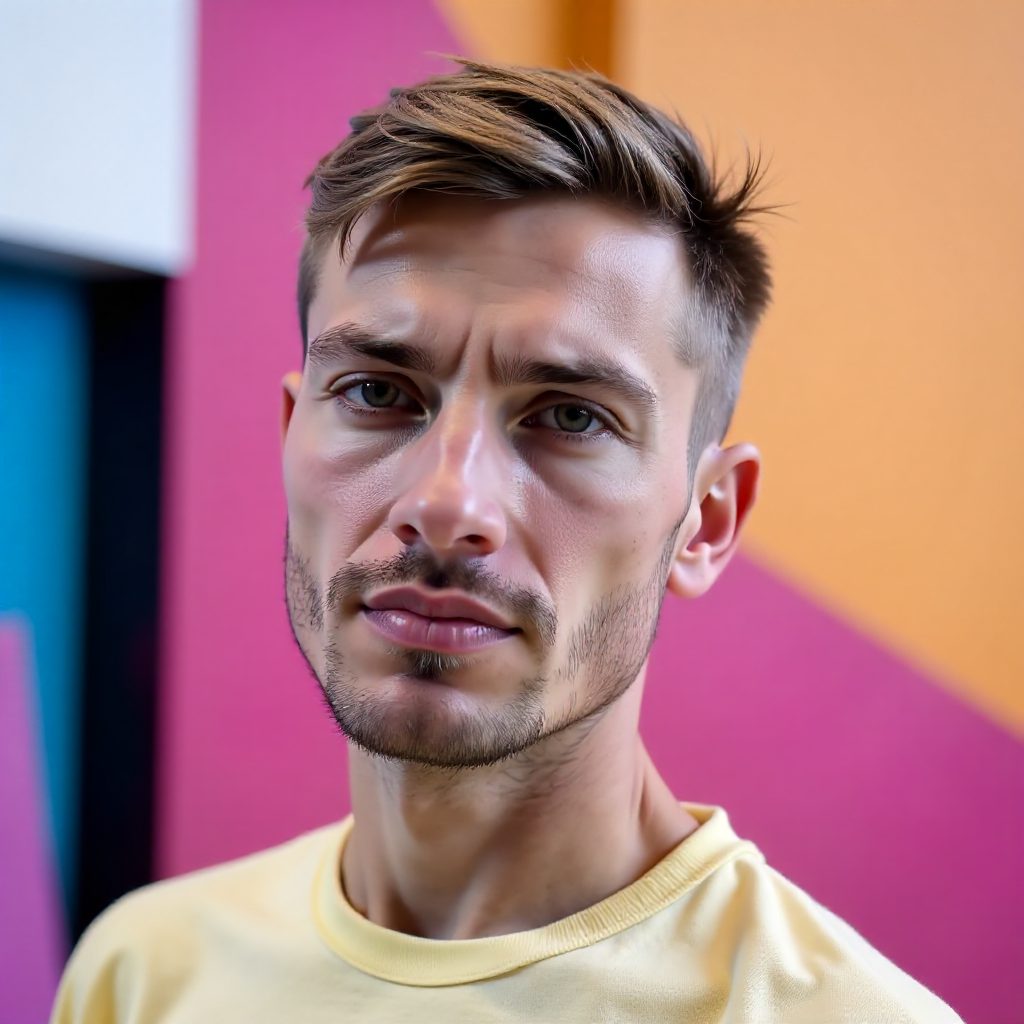 Short Gray Textured Haircut Men