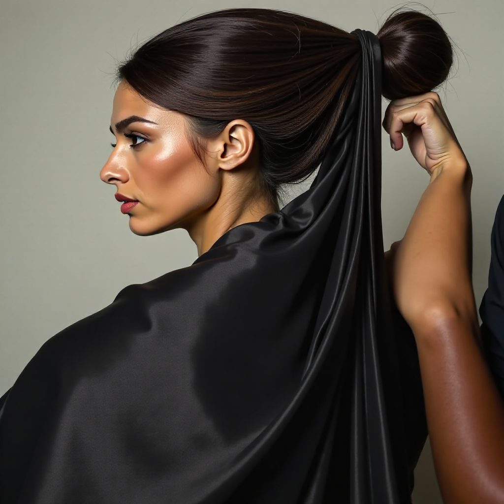 Bun Half Up Half Down Black Hair
