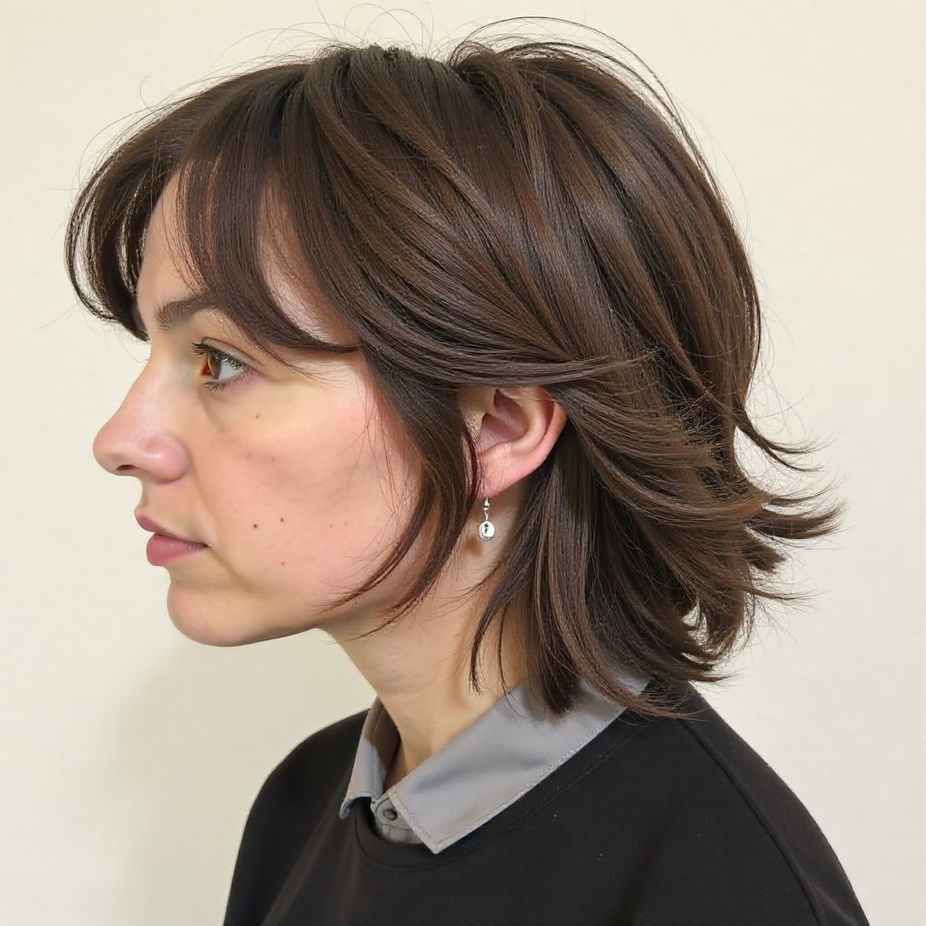 Shaggy Alt Crop with Clip-Ins