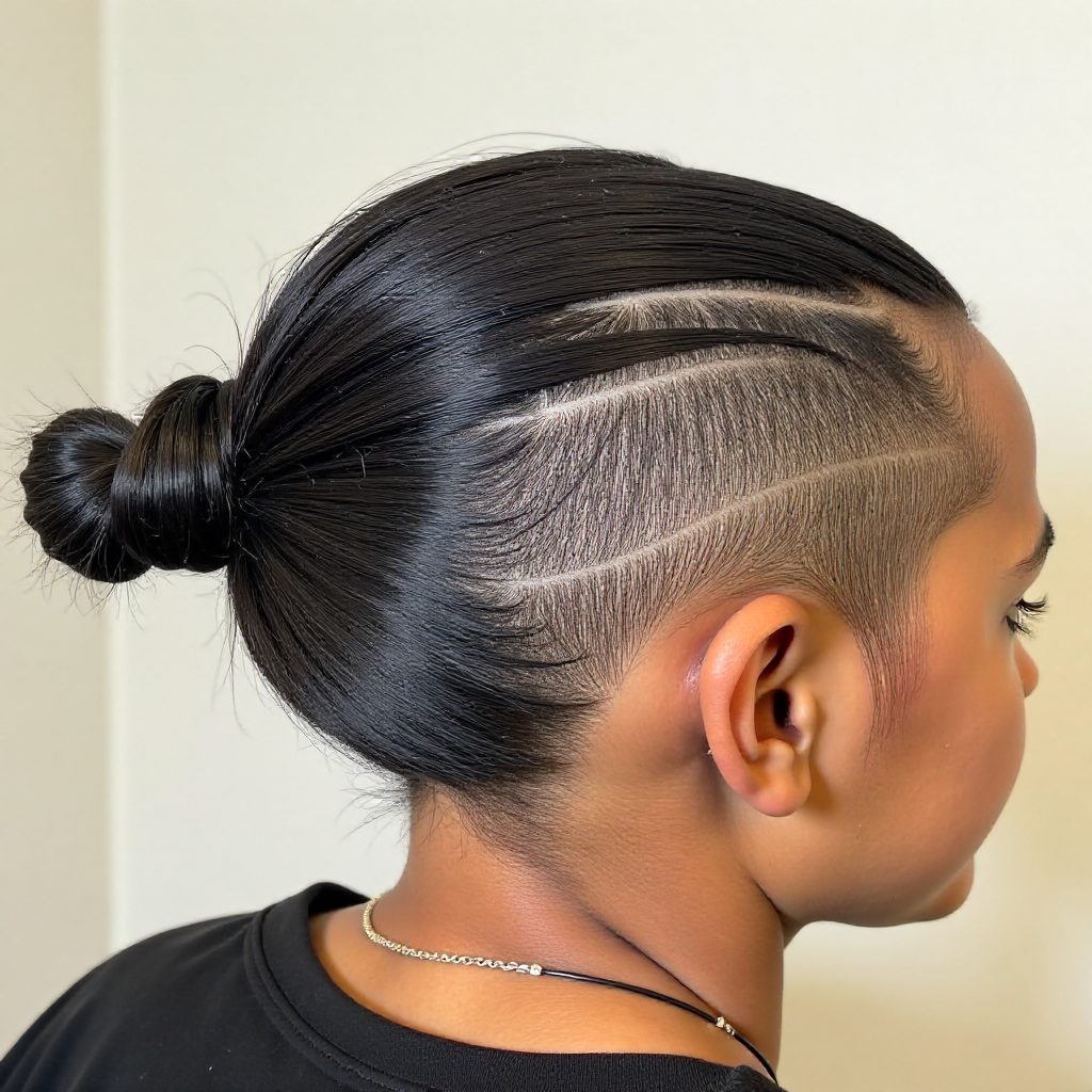 Easy Radial Flat Twists with Petite Bun