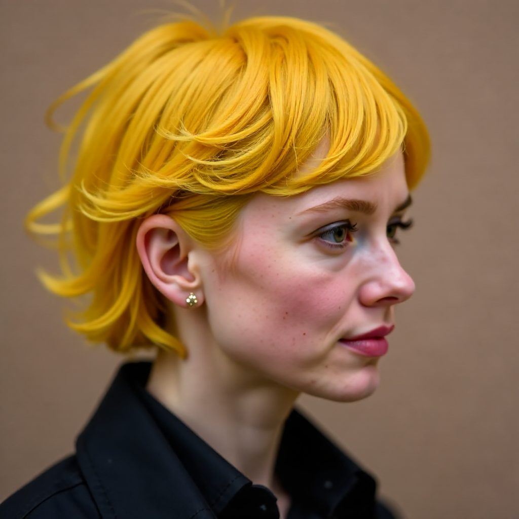Short Alt Hairstyle with Bangs