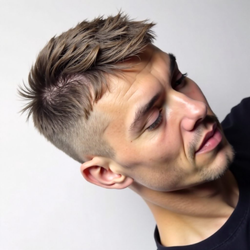 Short Salt and Pepper Fringe Hairstyle