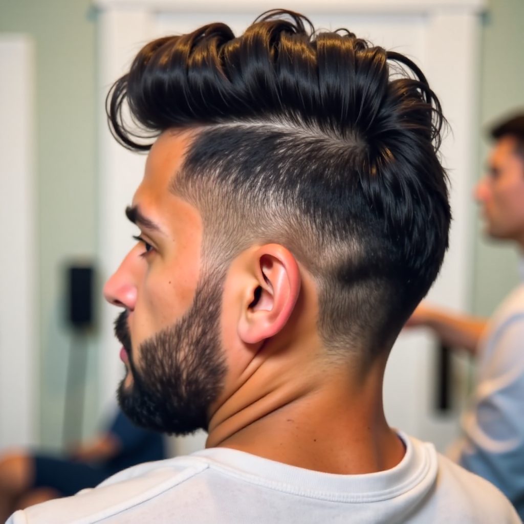 Male Ponytail Haircut