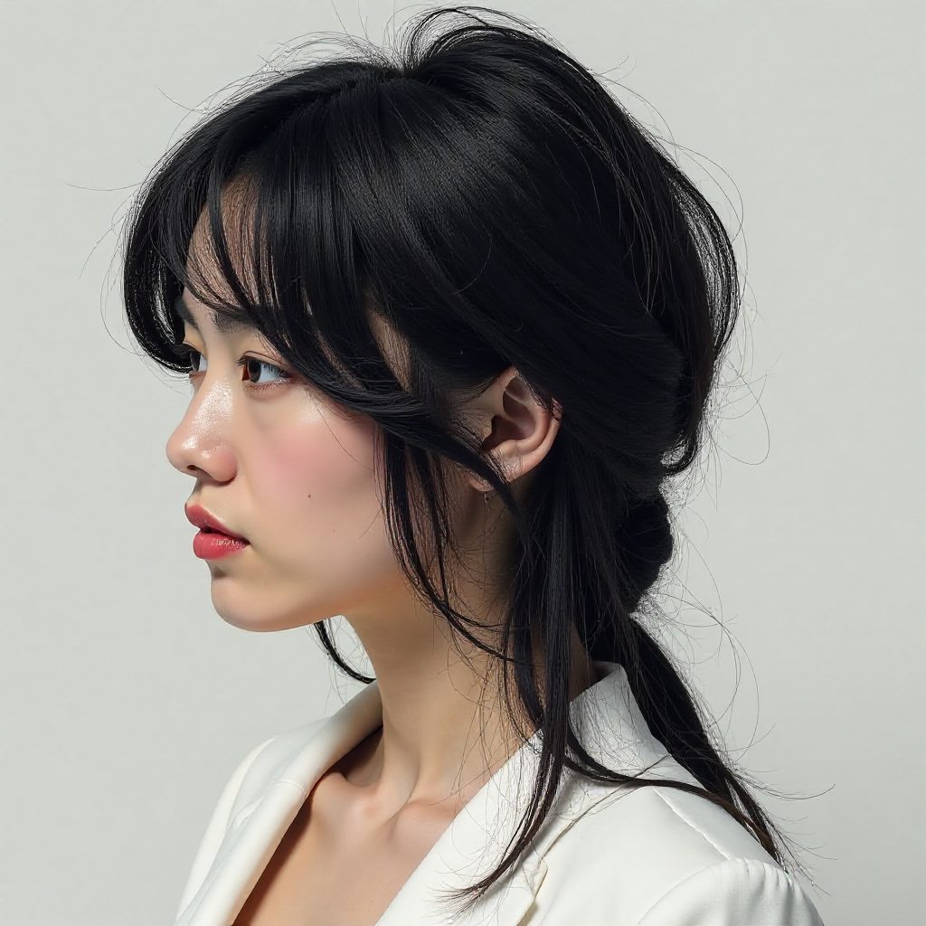 Textured Korean Wolf Haircut