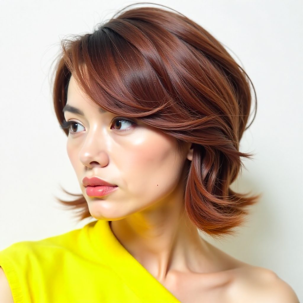 Shaggy Bob Flip Cut