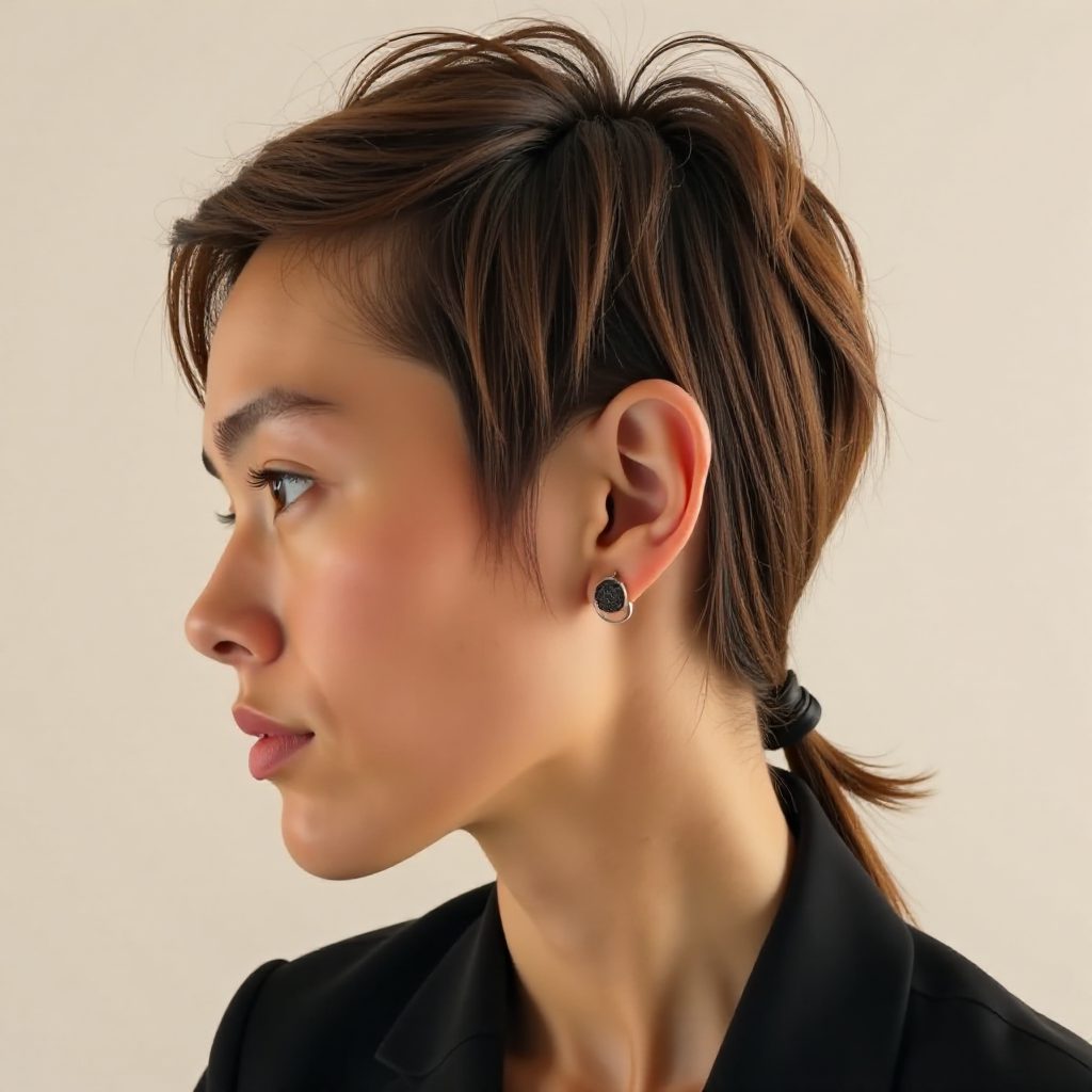 Korean Wolf Cut Style for Men