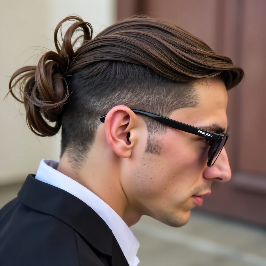 Low Fade Taper Haircut for Office Men