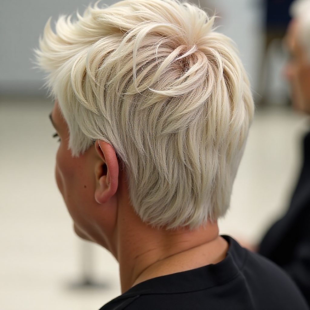 Black Women's Short Fade Haircut