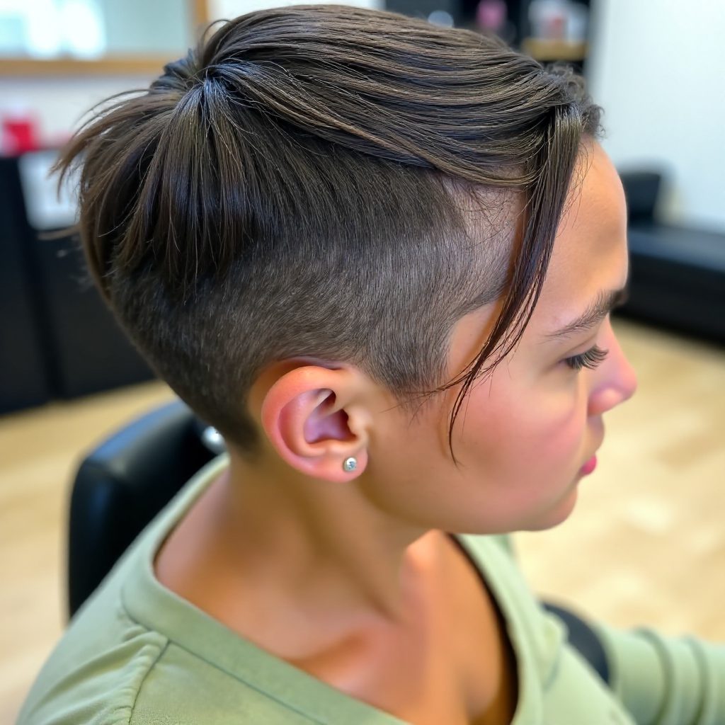 Pixie Fade Black Natural Hair Haircut